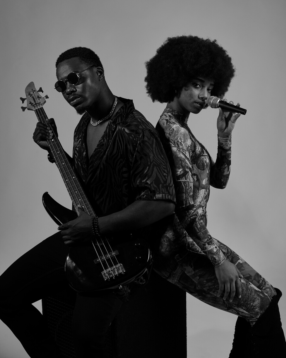 Musicians Performing a Song